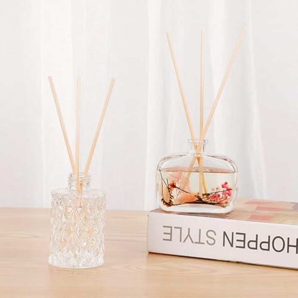 100 Stück Rattanstäbchen für Raumduft, 25cm x 3mm Reed