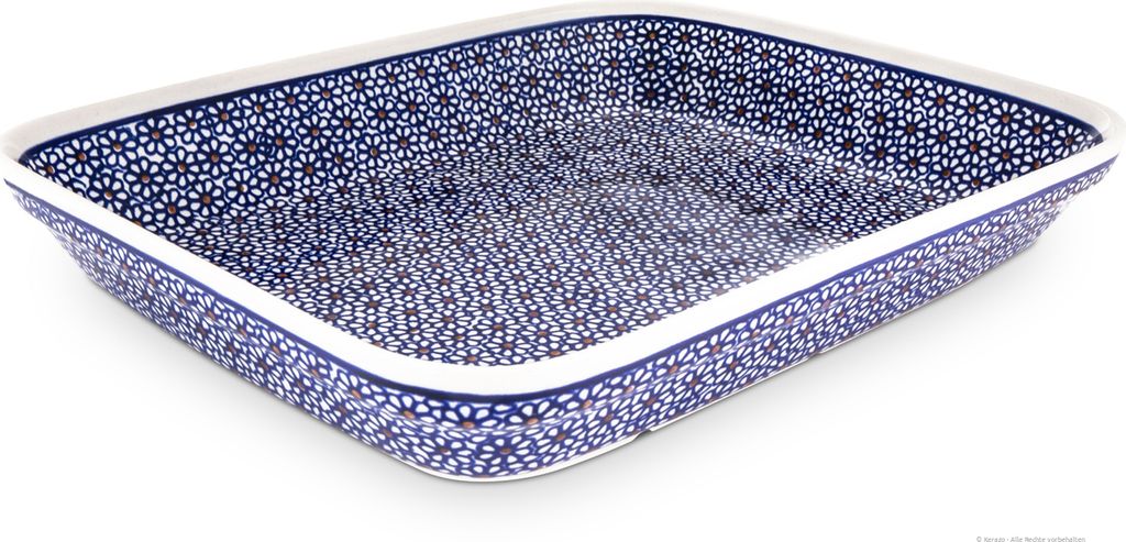 Original Bunzlauer Keramik 2,2 L Auflaufform 26x33,3x5 cm Design 120