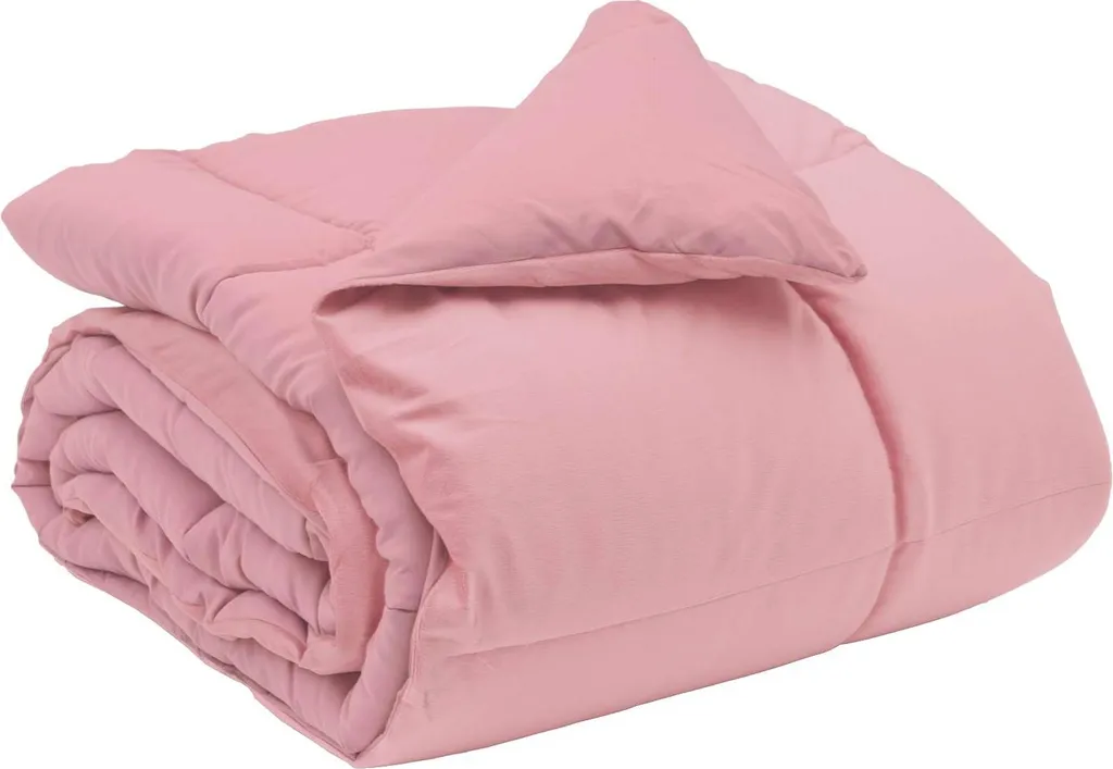 Piumone vidaXL Matrimoniale Rosa 200x240: Caldo, Lavabile e Anti-Acaro