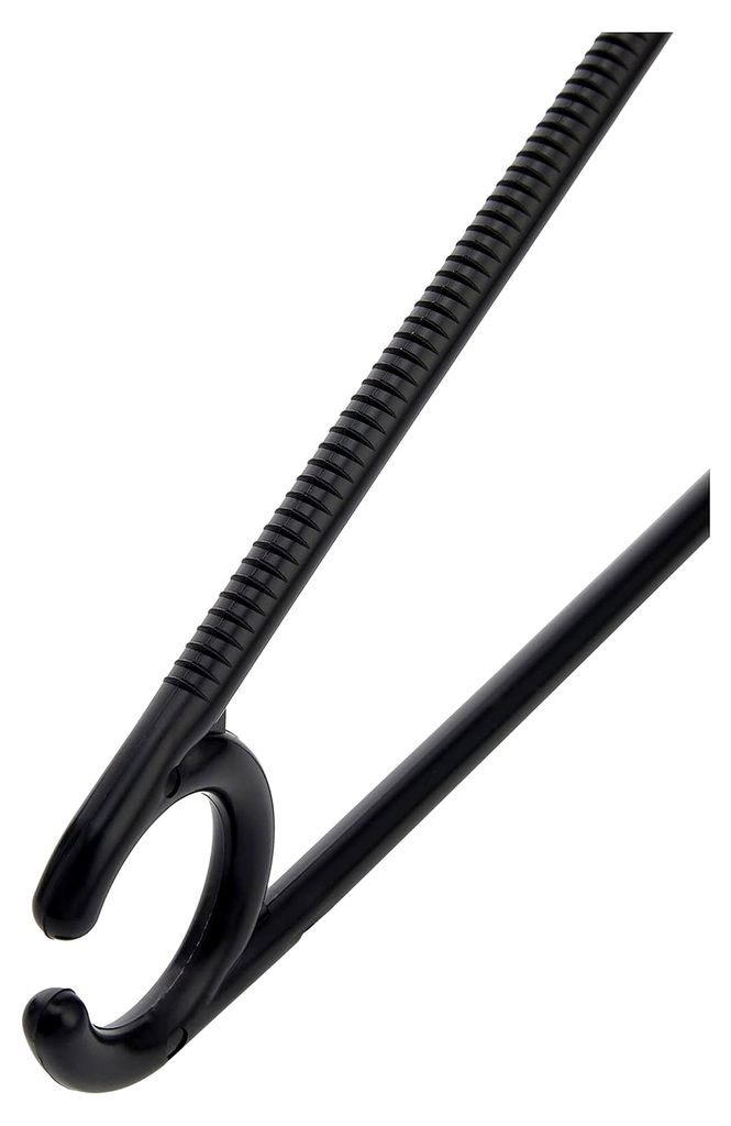 Kunststoff-Kleiderbügel, 10er Set, Breite: 40 cm, schwarz