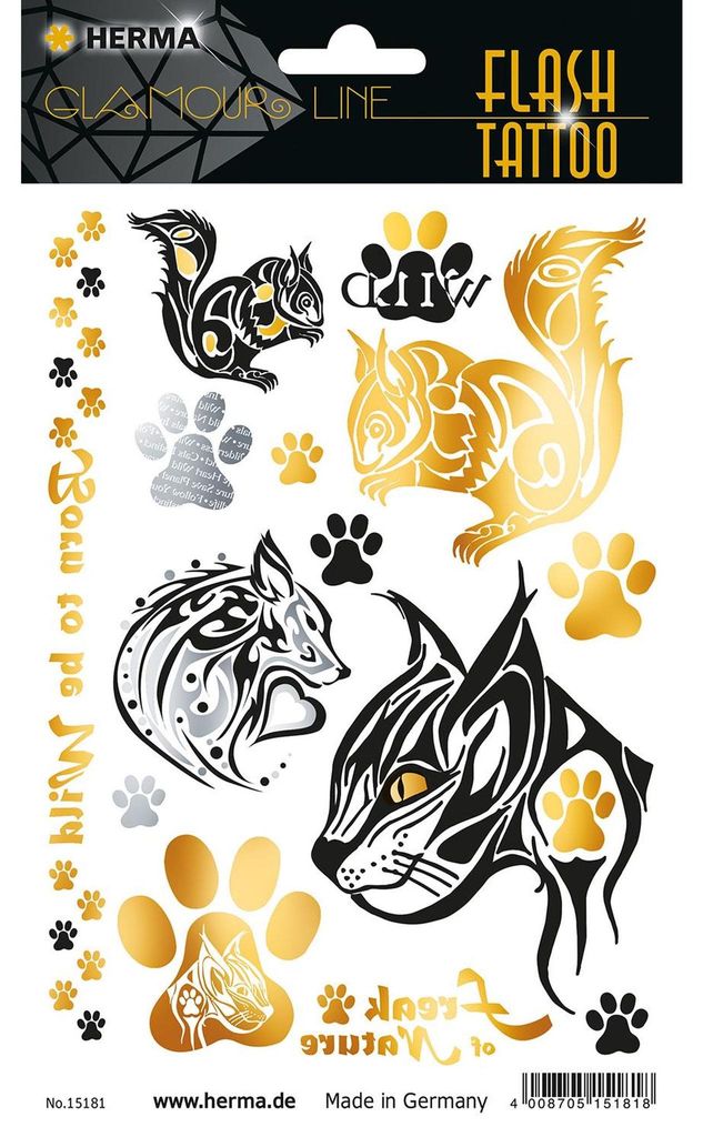 Herma Flash Tattoo Wildlife 4008705151818