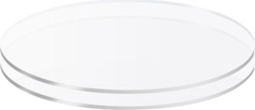 2 Stück Acryl-Kuchenplatten, nicht klebend, langlebig, vielseitig, transparent, runde Buttercreme-Kuchenscheiben zum Servieren von Kuchen