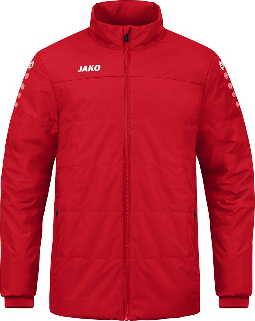JAKO Kinder Coachjacke Team, Farbe:rot, Größe:140