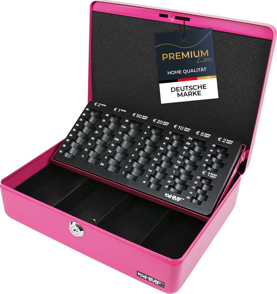 HMF 10015-15 Geldkassette Euro-Münzzählbrett, Produktbild 