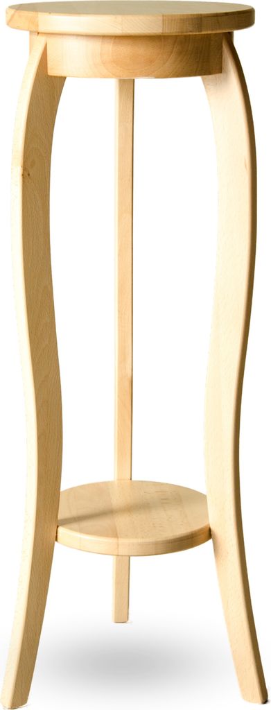 bixard | Blumenhocker Blumenständer Konsolentisch aus Massivholz - Buche