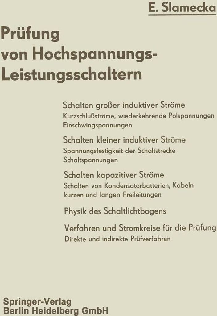 Prüfung von Hochspannungs-Leistungsschaltern