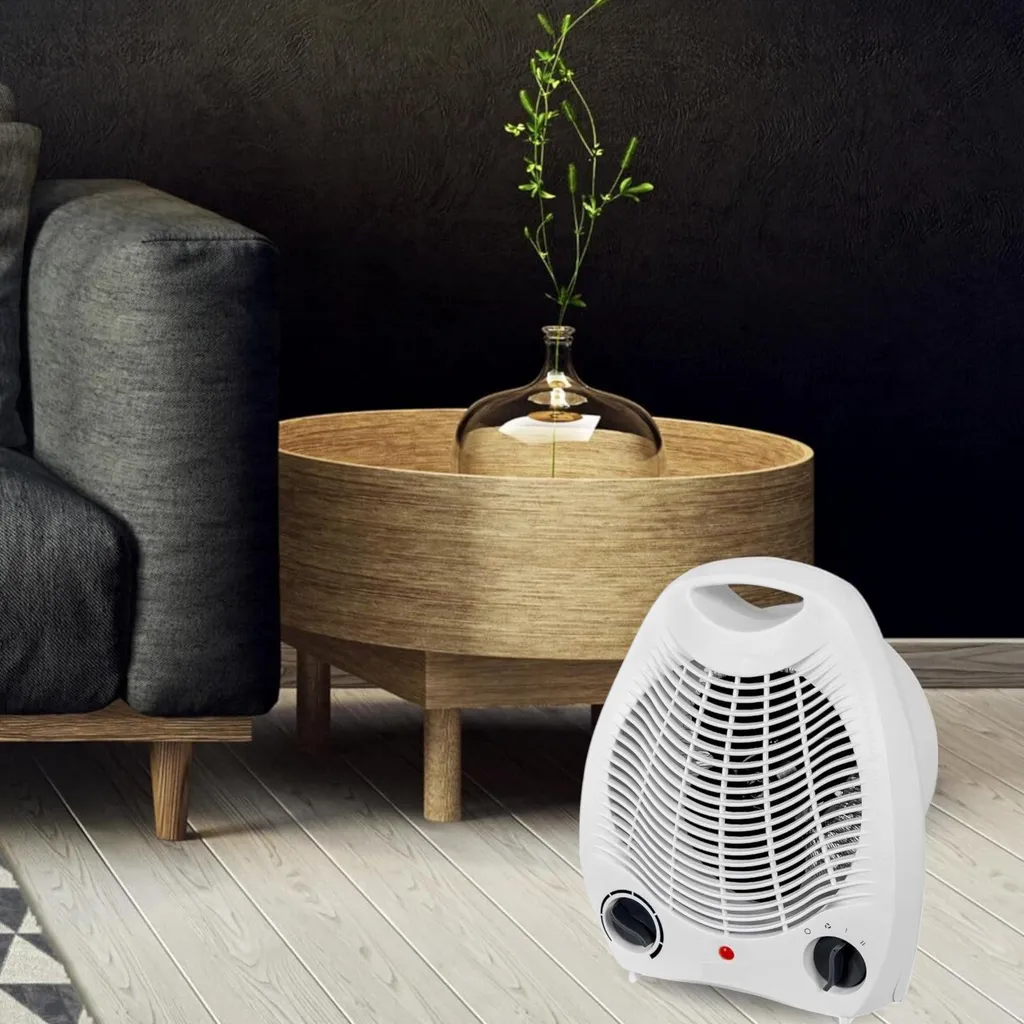 Chauffage d'appoint soufflant 2000W mobile avec trois modes de chauffe - 2