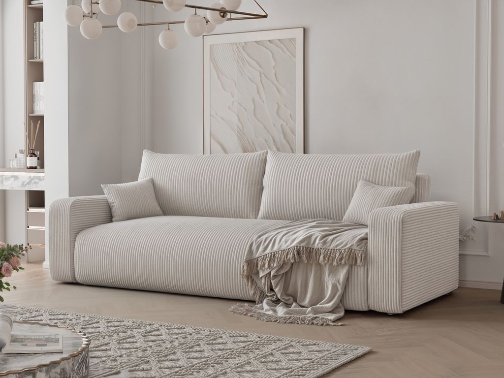Freistehendes Polstersofa PIANO mit Schlaffunktion und Produktbild 