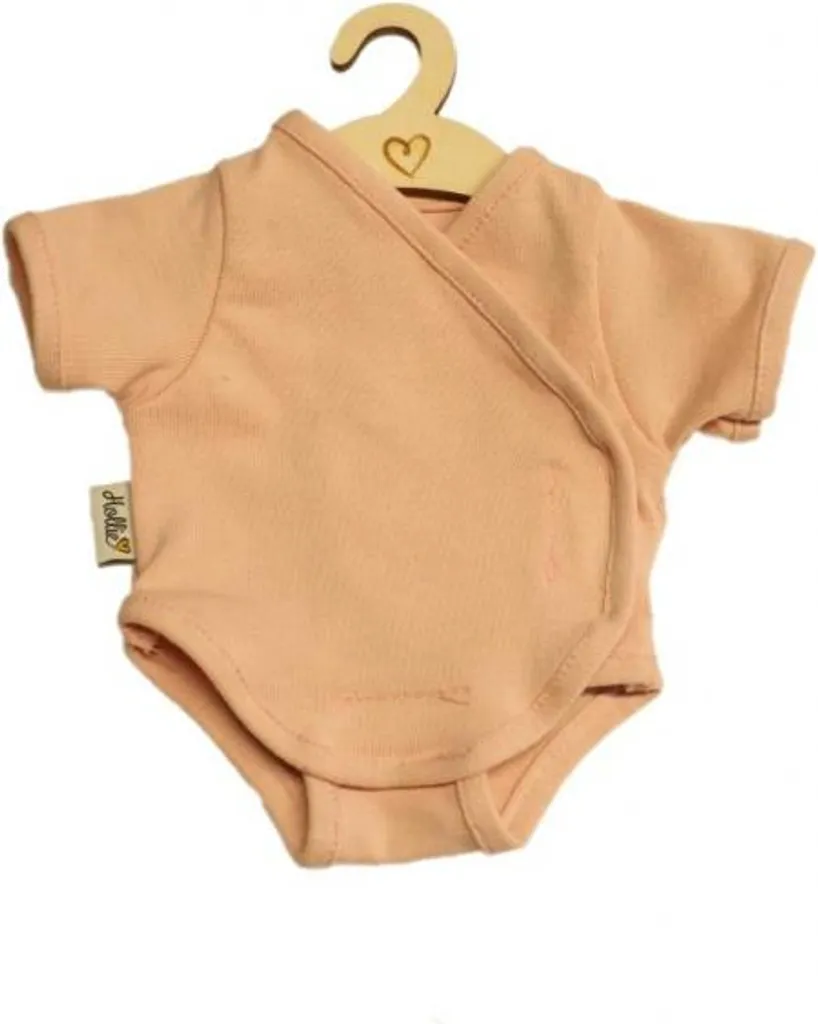Pyjama Grenouillère de Poupée Bébé Rose Poudré en Coton Doux et Souple