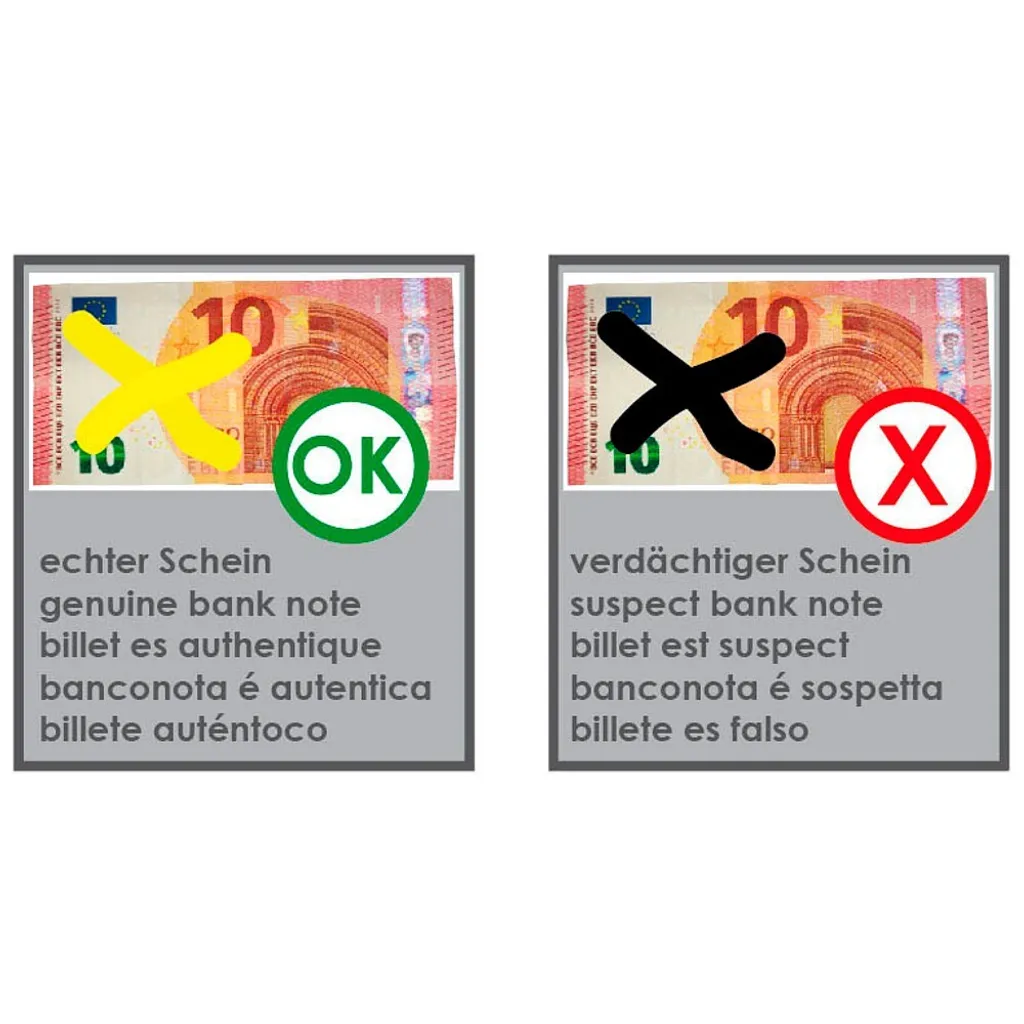 Détecteur de faux billets TWEN TWPRÜFER bicolore à réaction rapide - 4