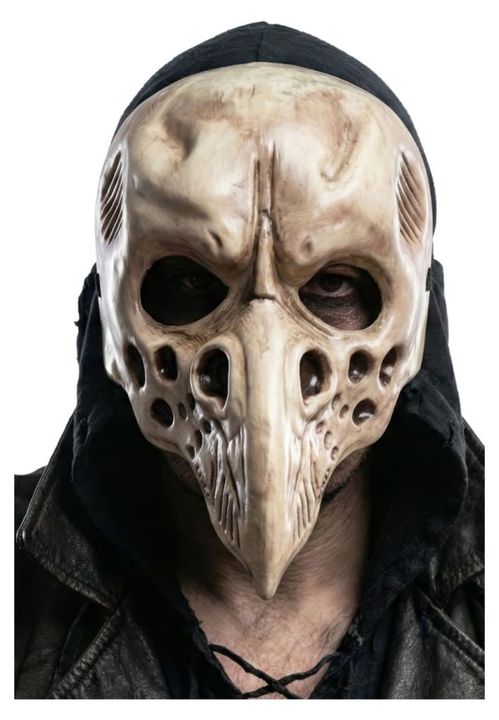 Rabenschädel Maske Halbmaske im Tierschädel-Look für Produktbild 
