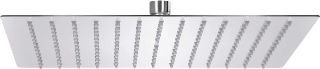 Douche de pluie ultra-plate 30x30 cm inox 304 avec buses anticalcaire pro