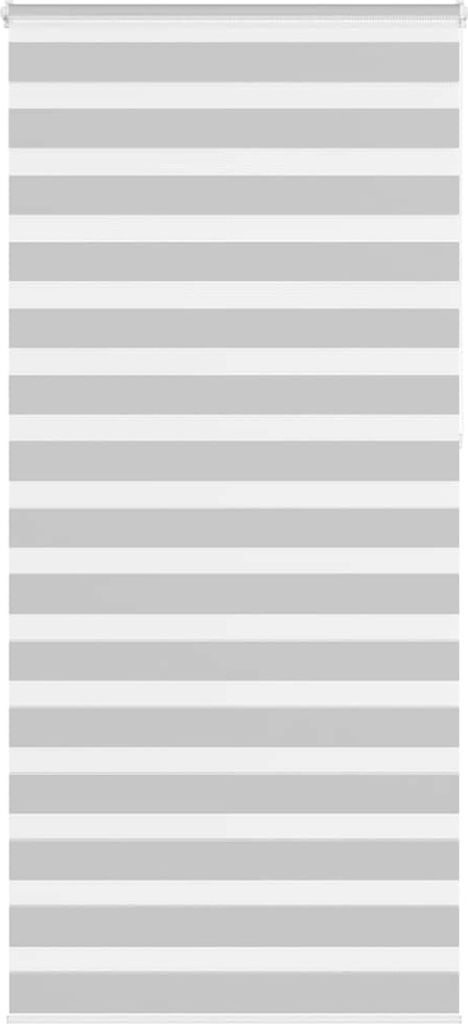 Doppelrollo Hellgrau 105x230 cm Stoffbreite 100,9 cm Polyester