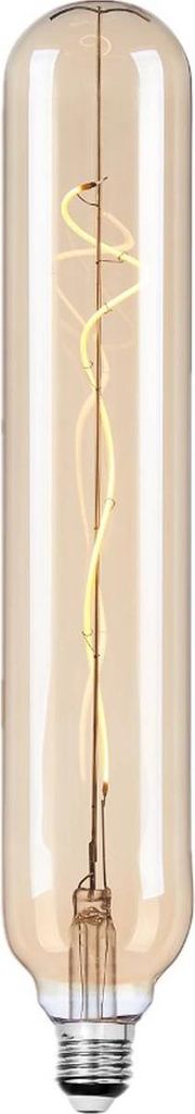 Lucande LED-Röhrenlampe, E27 4W, Ø 6 cm, amber, 2700K