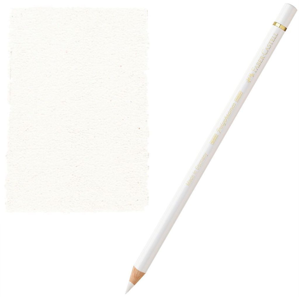 FABER-CASTELL Polychromos 101 WEISS Buntstift Produktbild 