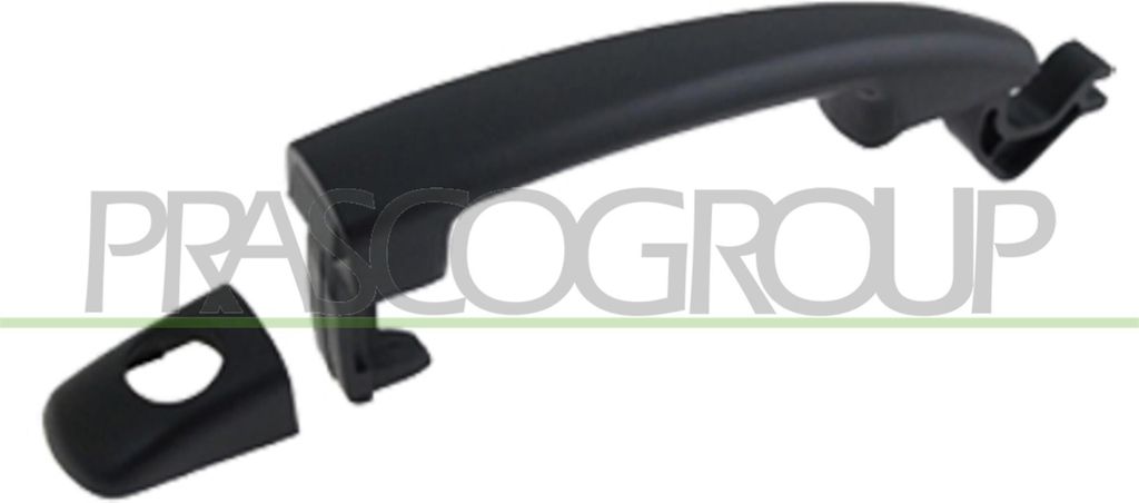 PRASCO FT9238302 Türgriff Vorne Links für FIAT Scudo (270, 272) Schwarz