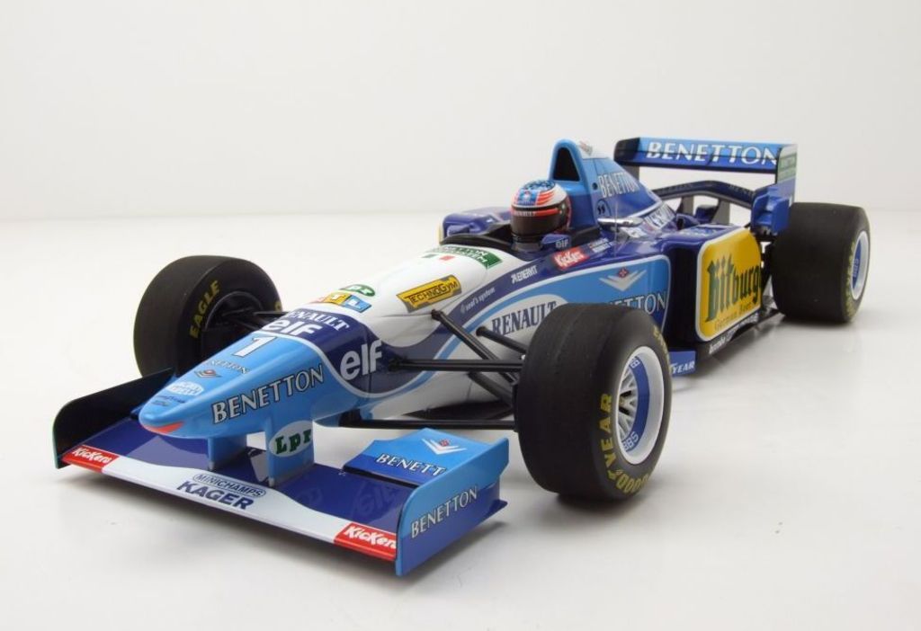 Minichamps 510953201 Renault Benetton B195 Sieger Formel 1 Europa GP 1995 Michael Schumacher 1:18