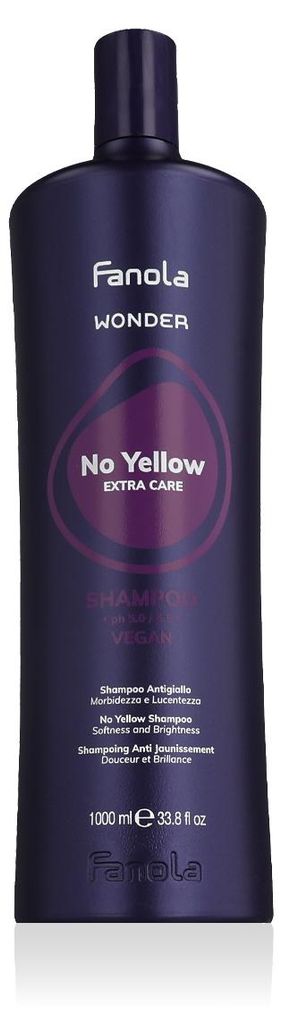 Fanola - Wonder No Yellow Extra Care Shampoo 1000ml Produktbild 