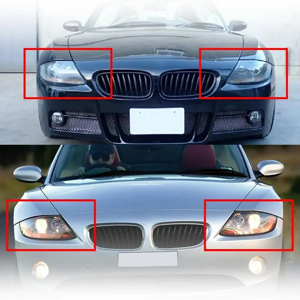 Réparer Phare Jauni BMW Z4 E85 2003-2008 - Paire de Vitres de Remplacement