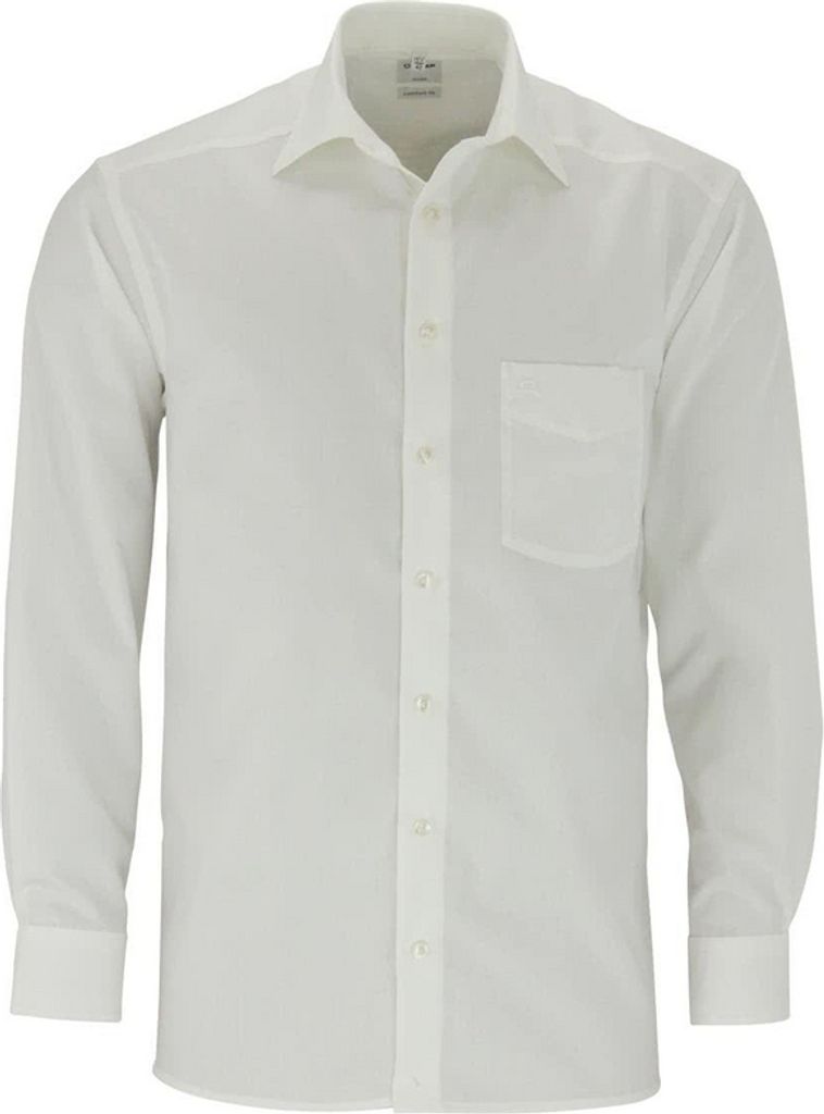 Olymp Hemd luxor Comfort-Fit weiß Baumwolle