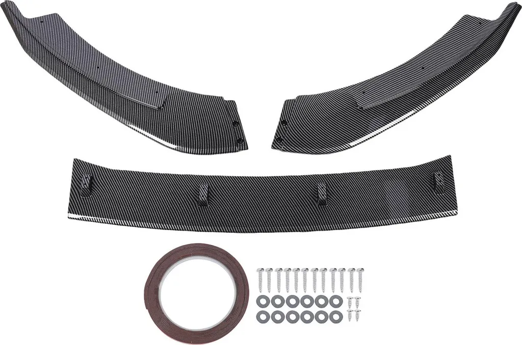 Lèvre de protection pare-chocs MK6 style carbone anti-rayures