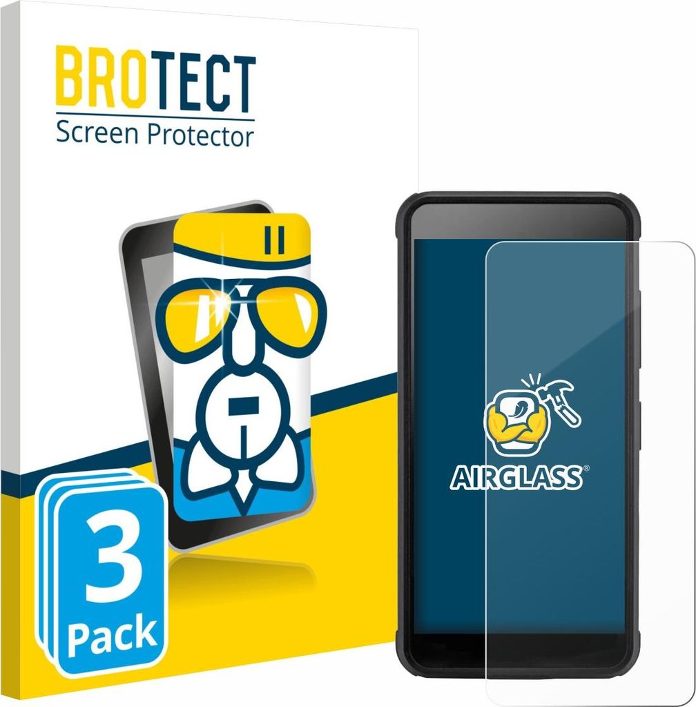 3x BROTECT Schutzglas für SkyCaddie Pro 4X Schutzfolie Panzer Folie Glas Display Schutz klar