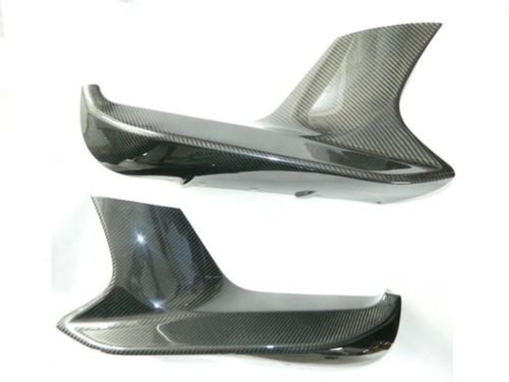 Voll Carbon Front Flaps Frontlippe Spoiler Lippe Ecken Stoßstange Tuning Diffusor für BMW M5 F90