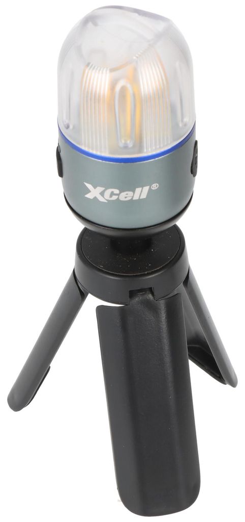 XCell MULTI-Light Roly-Poly Leuchte, 253 Lumen, handflächengroß, inkl. Stativ und Umhängeband