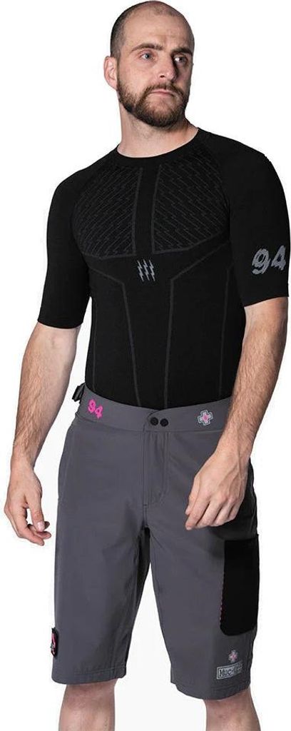 Muc Off Herren Kompressionsshirt Technical Base Layer, Schwarz, XS/S