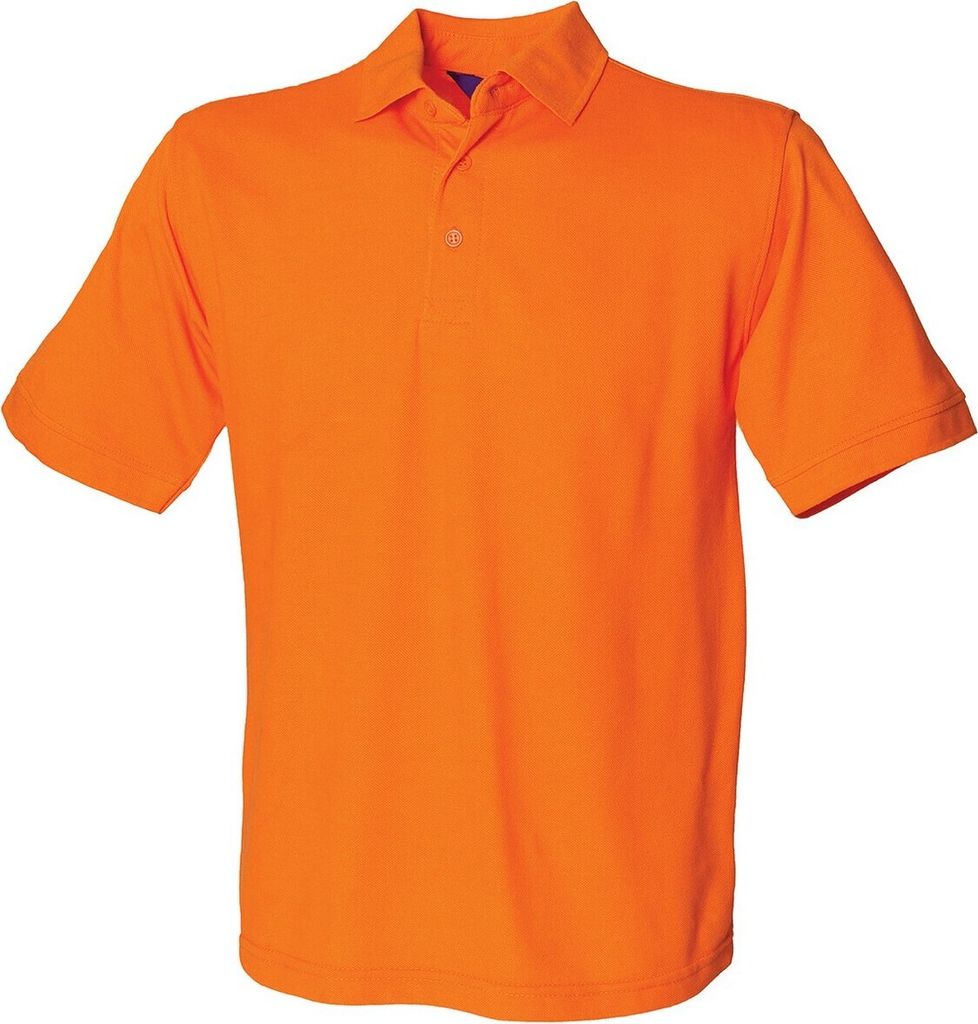 Henbury - Poloshirt Schwere Qualität für Herren PC6086 (XL) (Orange)