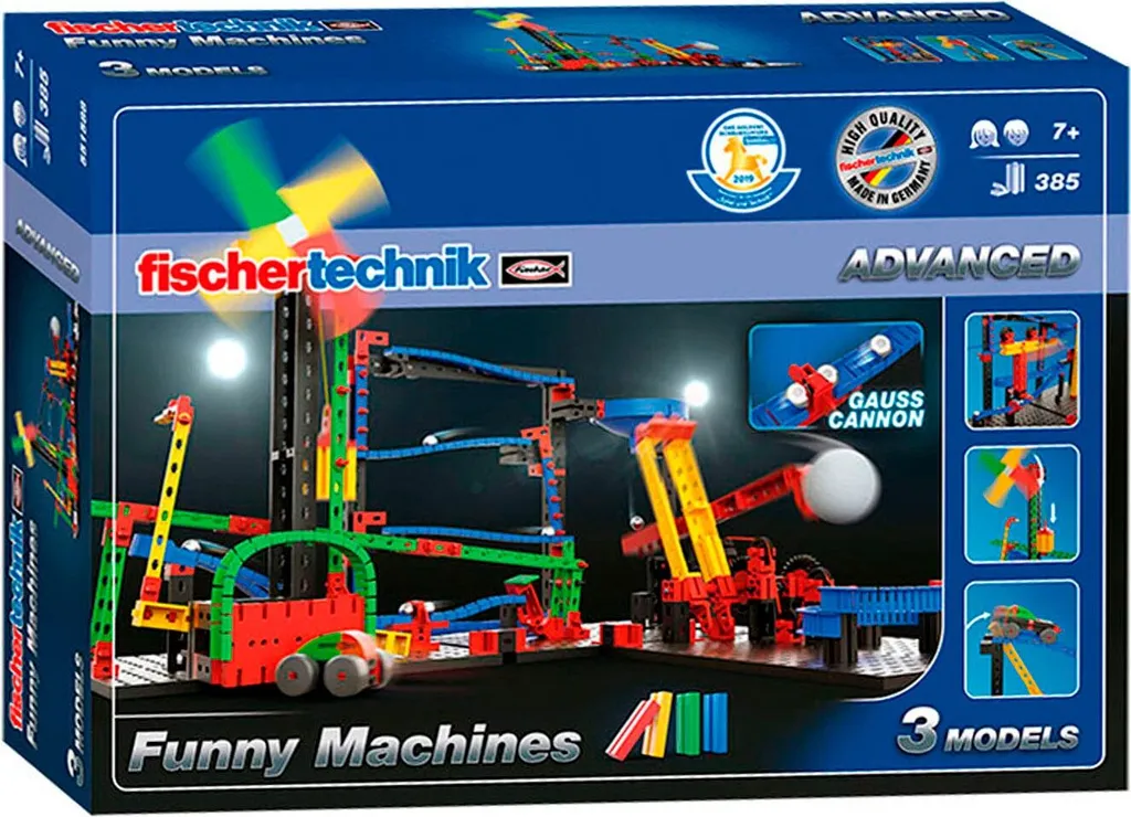 Jeu de Construction Funny Machines - Circuit de Billes Motorisé - 9