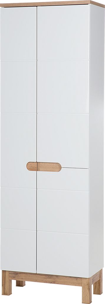 Badezimmerschrank, Weiß, 60 Cm Hoch, 3 Türen, Modern