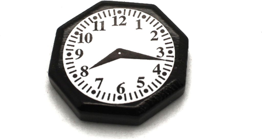 Puppenhauszubehör 1-12 Miniatur Wanduhr Produktbild 