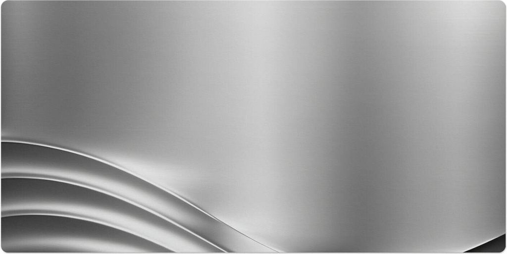 Metallische Wellen– Schreibtischunterlage – Schreibtisch Tischunterlage – 120x60 cm – Unterlage Groß Schreibtischmatte