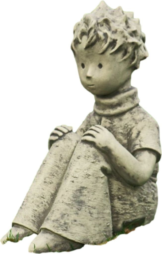Der Kleine Prinz aus Steinguss perfekt für den Garten die Produktbild 