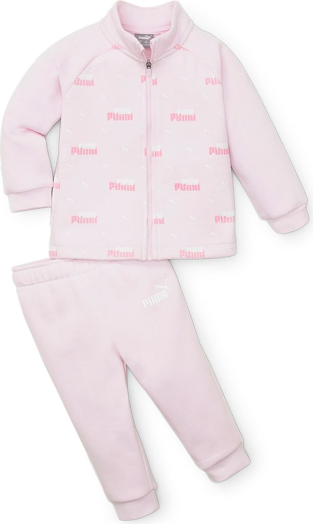 PUMA Minicats Print Fleece Jogginganzug Baby 62 - pearl pink 86