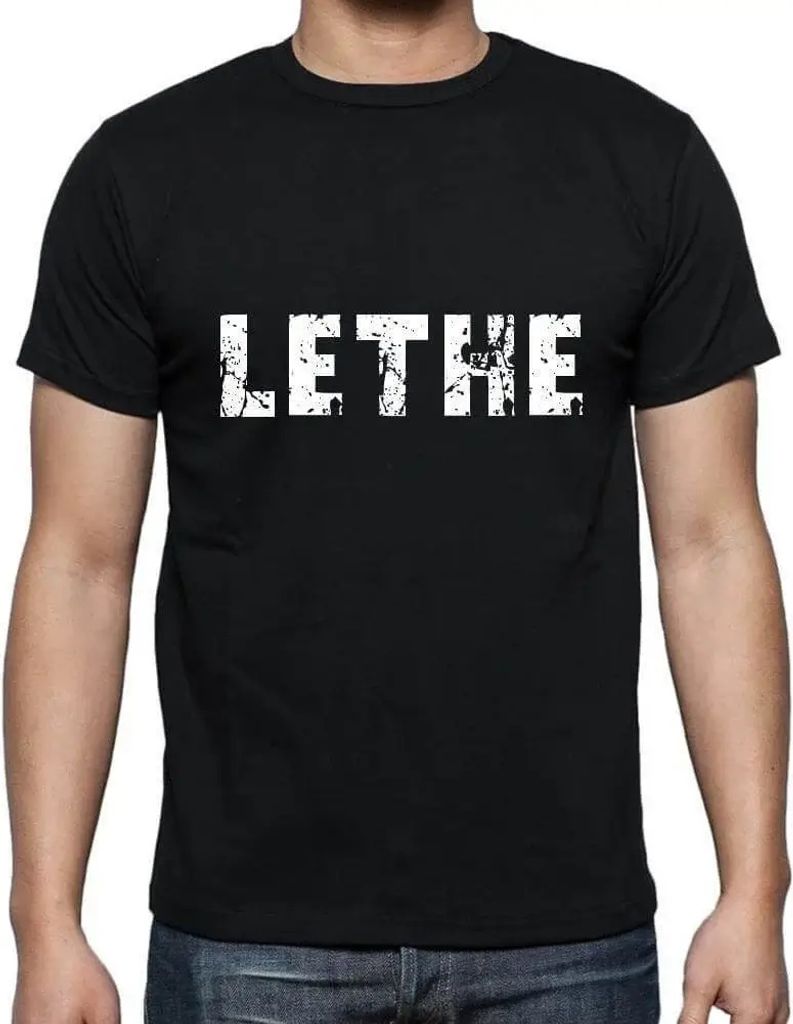 Herren Grafik T-Shirt Lethe Öko-Verantwortlich Vintage Jahrgang Kurzarm Lustige Druck Geburtstag Geschenk Mann