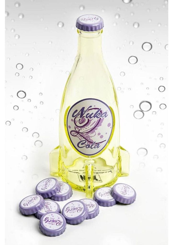 Fallout Botlle Series Glass Bottle & Cap Nuka Quartz