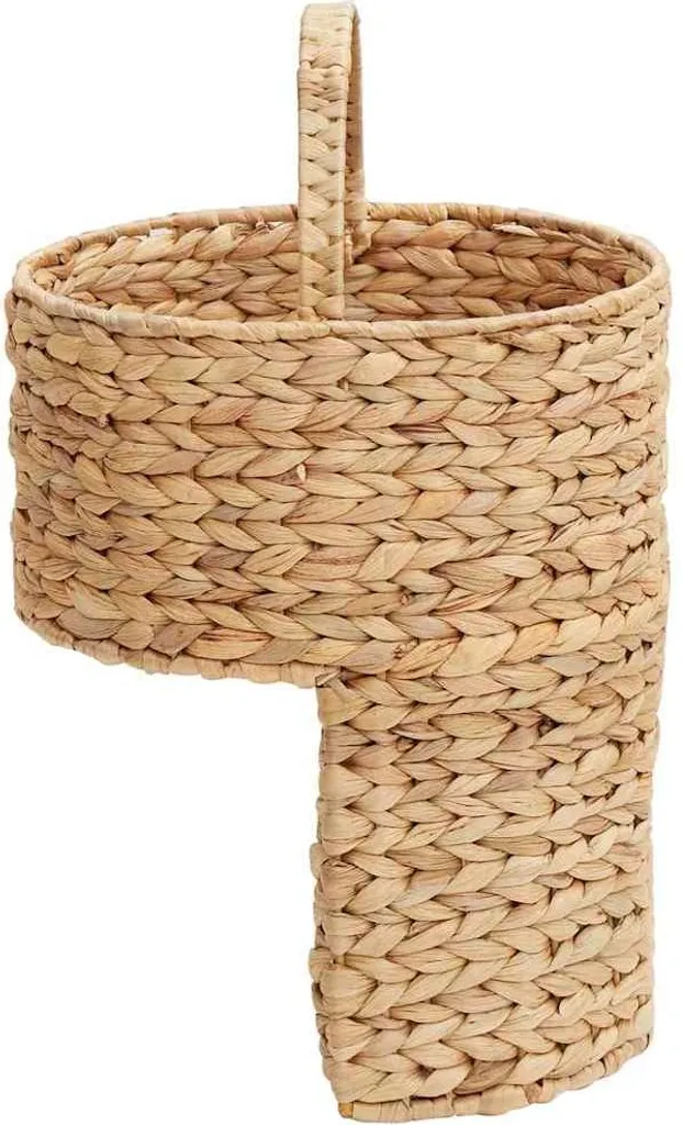 Panier d'escalier anti-encombrement en jacinthe d'eau - Solution rangement - 6