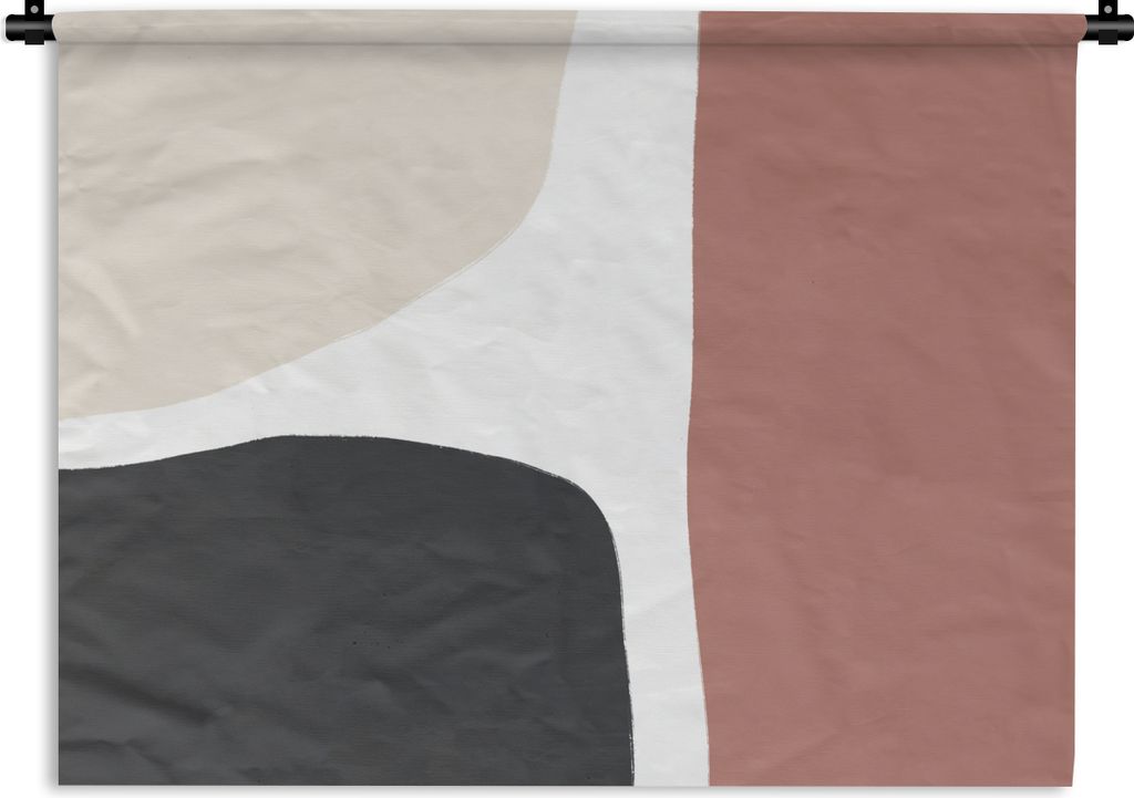 MuchoWow Wandteppich Wandbehang Pastell - Abstrakt - Design 150x112.50 cm Tapisserie Dekoration Wandtuch - Wanddecke - Wandteppiche