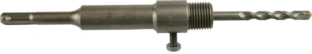 BSD Lochsägen Adapter - Lochbohrer Halter, Lochsäge Halter, Bohrkrone Adapter mit Zentrierbohrer - SDS Plus - 160mm