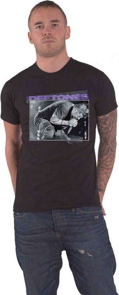 Deftones - "Chino Live Photo" T-Shirt für Herren/Damen Uni RO4933 (S) (Schwarz)