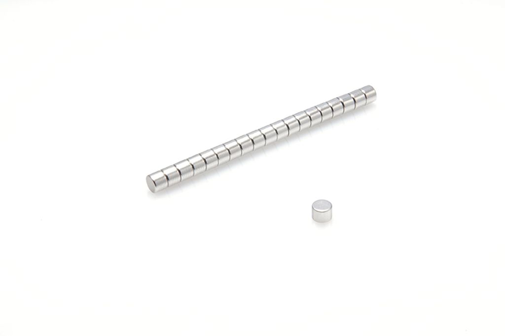 Neodym Magnete 4 x 3 mm 10 Stück  mm N38, Extrem stark, Produktbild 