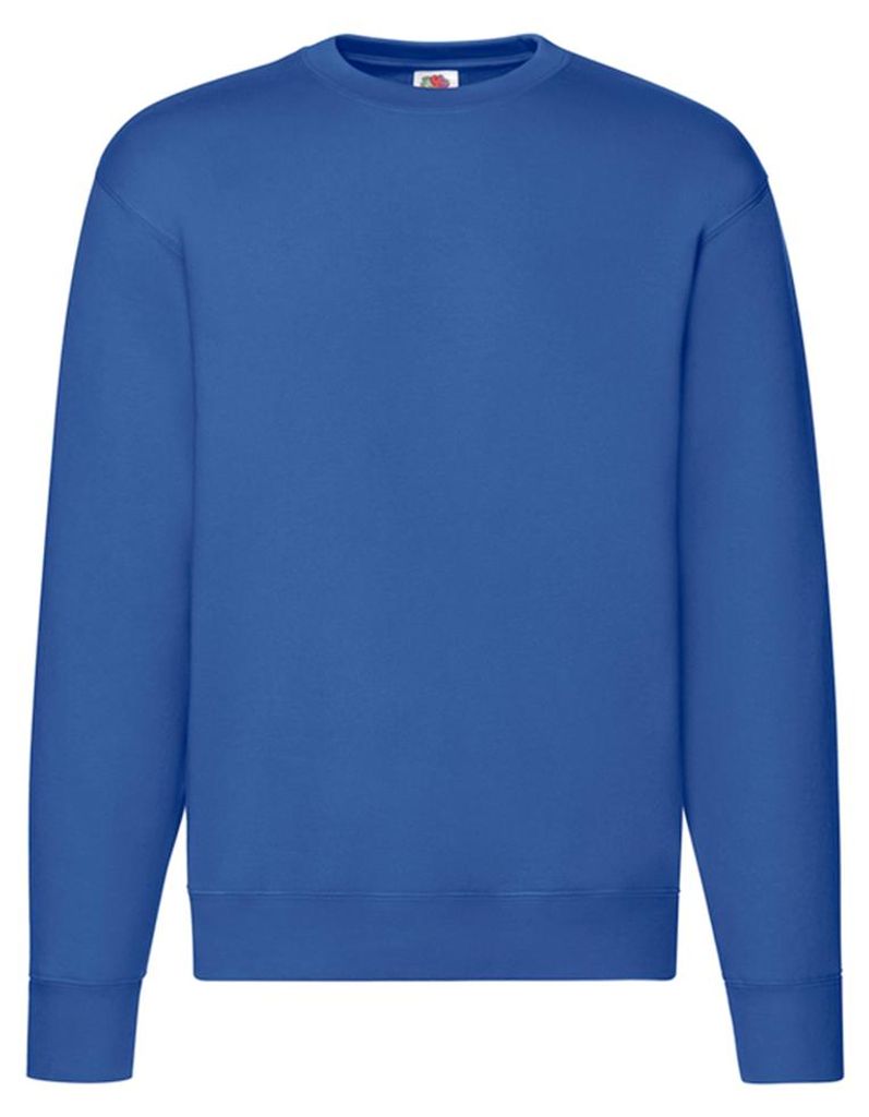 Fruit of the Loom - "Premium" Sweatshirt für Herren angesetzte Ärmel LT1358 (S) (Königsblau)