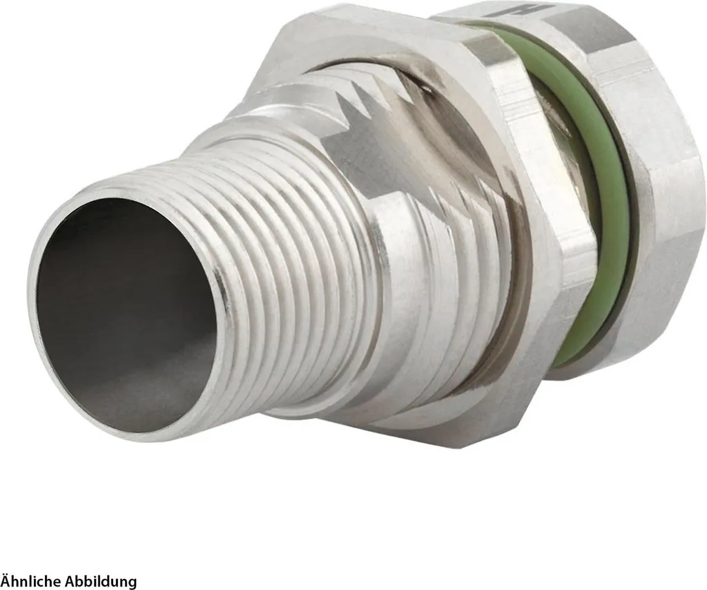 Connecteur M12 argenté HUMMEL broche droite haute conductivité 1pc