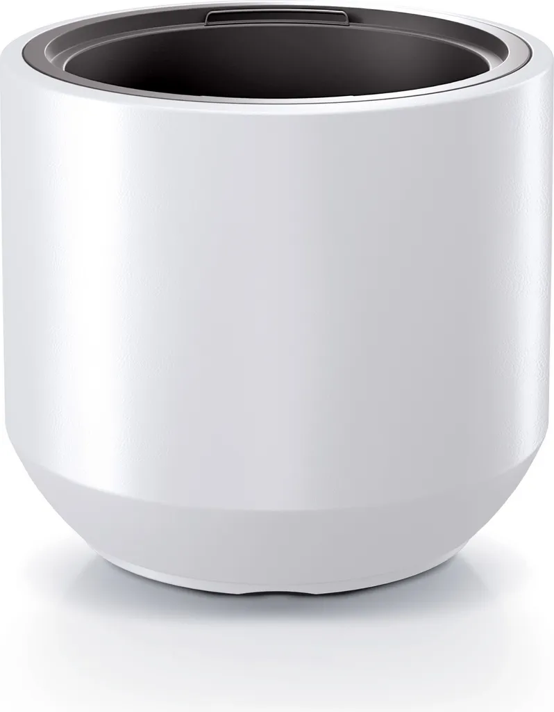 Prosperplast HEOS Pot de fleurs blanc 46,9 cm avec insert amovible