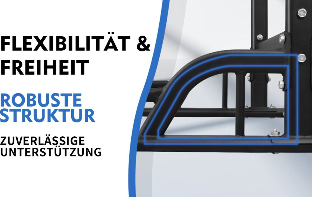 DH FitLife Power Tower Dip Station | Power Rack mit Produktbild 13