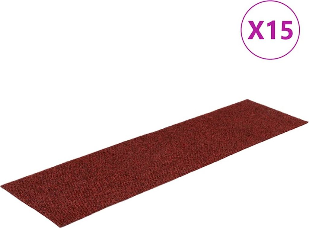 vidaXL Samolepicí podložky na schůdky 15 ks 76x20 cm Obrázek produktu 