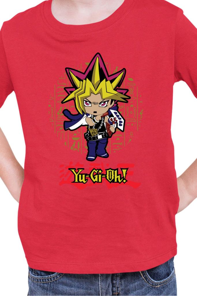 Kinder T-Shirt Japan Manga Anime Comics Yu Gi 023, / Rot