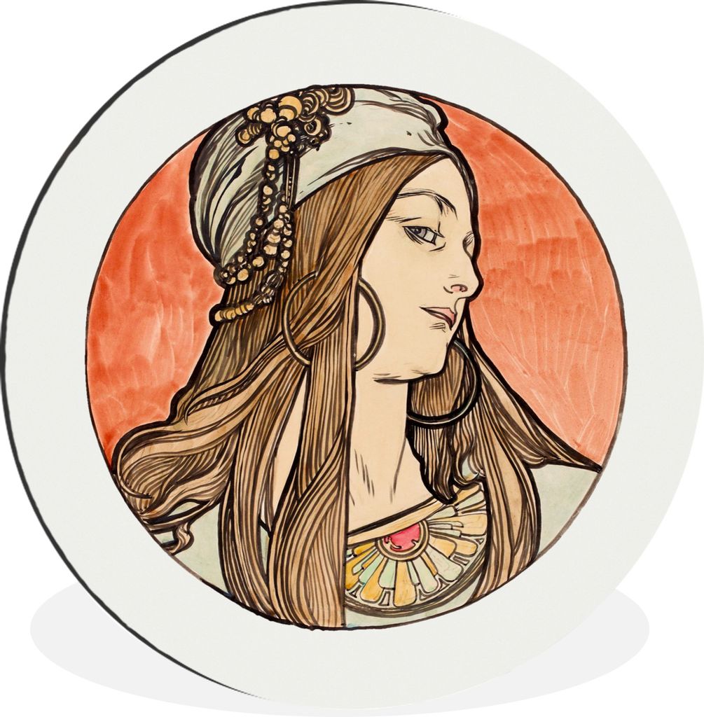 MuchoWow - Wand Kreis - Wandbild - Schlafzimmer - Aluminium Bild - Kinderzimmer - Wohnzimmer Dekoration - Wandschmuck